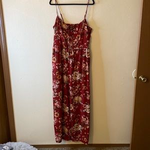 Xhilaration Floral Jumpsuit XXL
